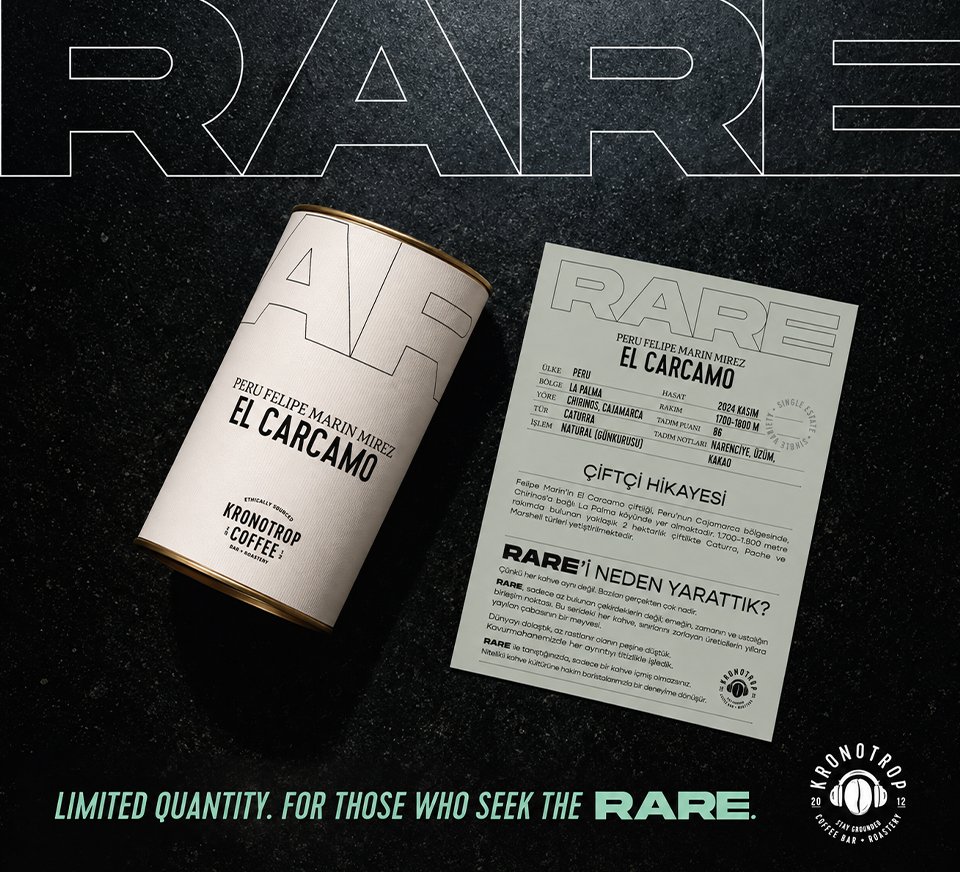 RARE : Because not all coffee is the same, and some are truly, truly rare.